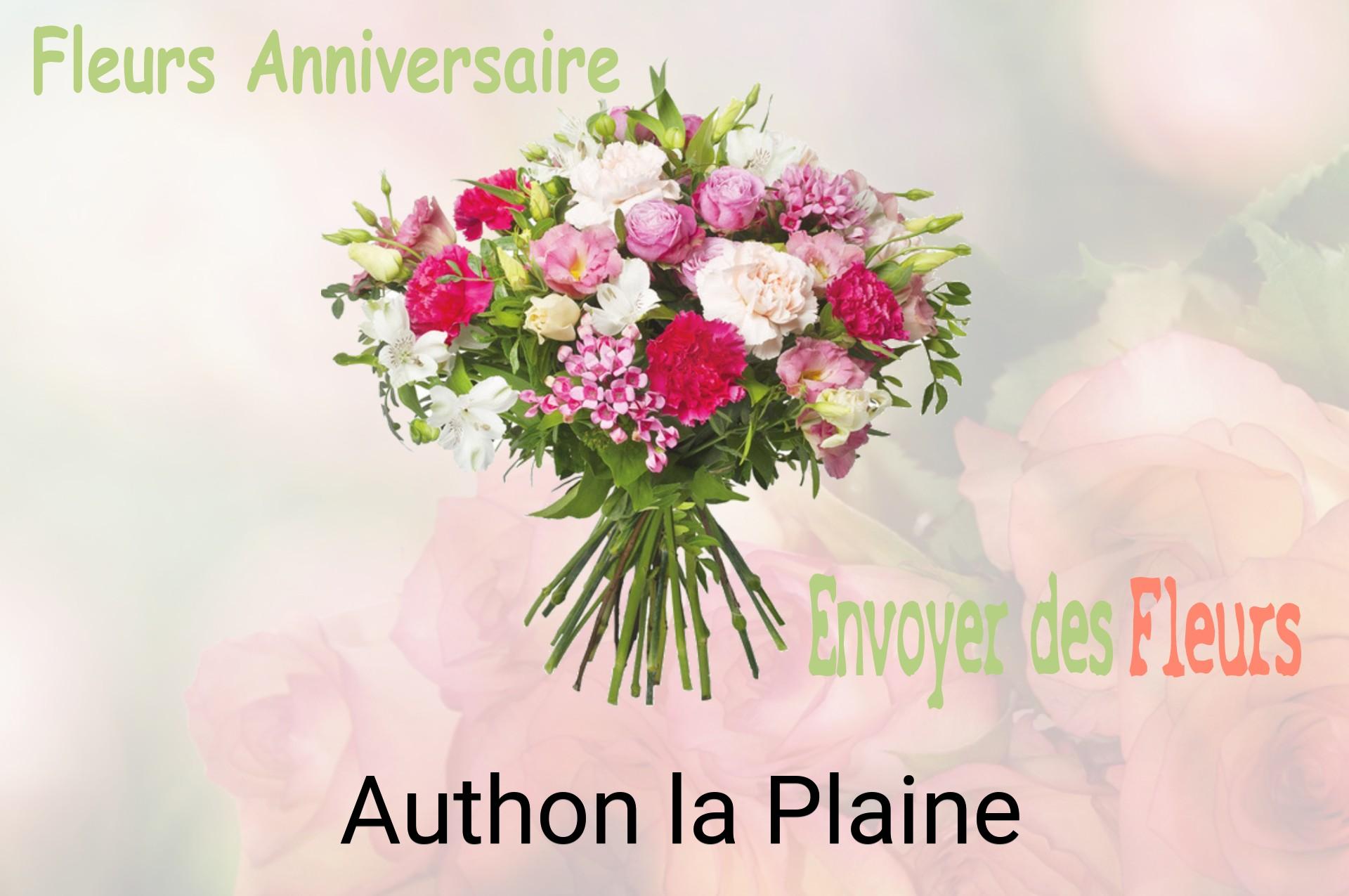 Bouquet de fleurs d’anniversaire livré à Authon-la-Plaine